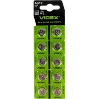 Батарейка Videx AG13/LR44 blister цена за 1 шт