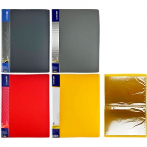 Папка А4 з 10 файлами асорті Economix Light F37601-01,02 ,03,04