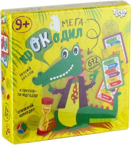 Игра настольная викторина Мега-крокодил CROC-03-01U Danko Toys