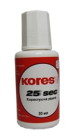 Корректор с кисточкой 20мл Kores 25 секунд К66817