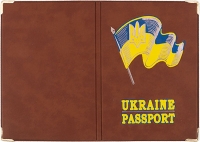 Обложка на паспорт флаг нубук микс 108-01-103/00-АБС