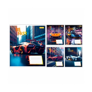 Тетрадь 18л клетка 1B Be Fast 768007 (25 шт в уп)