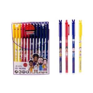 Ручка гелева синя пиши-стирай JD-2271 Basketball  1-211 (22503)
