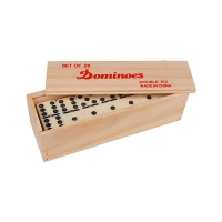 Игра Домино в деревянной коробке 19*5*6,5см 5010D