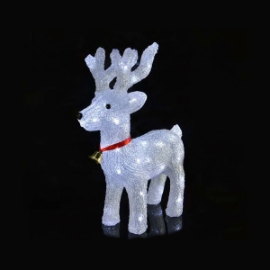 Олень світлодіодний 80л LED 45*34*80см білий 3-30