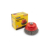 Щітка чашеподібна з рефленого дроту D125 M 14 Master Tool 19-7212
