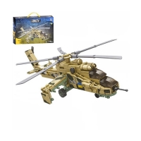 Конструктор Limo Toy Военная серия. Вертолет 194дет (48) KB 1156 н/з