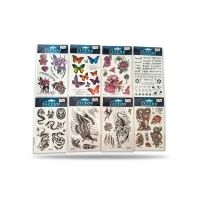 Наліпки TATTOO 13*25см  мікс 2-21