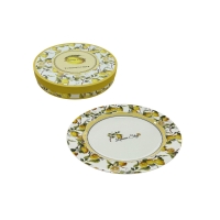 Тарелка керамическая 25,5см 2шт LC023S2/240 Lemon Sky