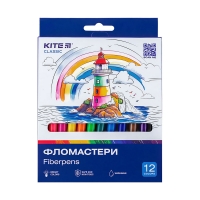 Фломастеры 12шт Kite Classic K-447