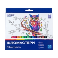Фломастеры 18шт Kite Classic K-448
