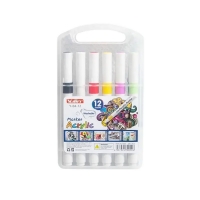 Набор акриловых маркеров 12шт Marker Acrylic Yulin Y-04-12 SA-0467 (1/36/144)