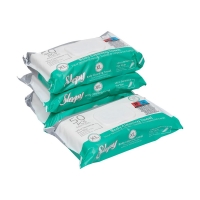 Полотенца влажные (сухой душ) 50шт SLEEPY Body Cleaning Towel XL с клапаном 061175, 120809