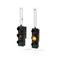 Брелок пластиковый Светофор LED 6,5см 4-22 (1660)