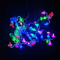 Гирлянда по эл. светодиодная LED Люстры подвесные 6шт.