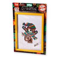 Набір креативної творчості Вишивка хрестиком на канві Cross Stitch VKB-01-01,02,03.,04...15 Danko Toys