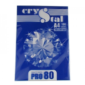 Бумага А4 100л 80г/м2 CRISTAL PRO