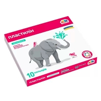 Пластилін 10 кольорів 160г стек Захоплення 200311
