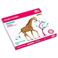Пластилин 12 цветов 192г стек Захоплення 200312