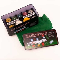 Игра Покер 200 фишек п/кут. коробка 58434. 200T