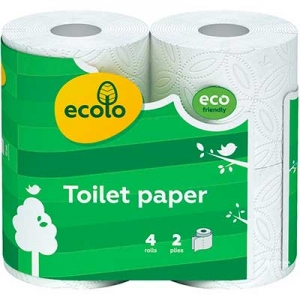 Туалетная бумага 4шт 150отр. Ruta ecolo 7135 8993 9758