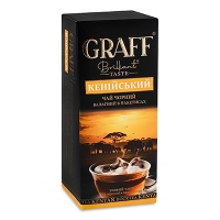 Чай чорний 50г (25*2г) Кенійський в пакетиках GRAFF 0902