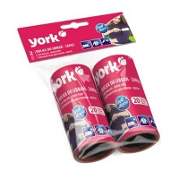 Щетка-валик для одежды 2шт запаска York (24) 4745, 068010