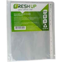 Файл А4+ 80мкм 20шт з перфорацією глянсовий FR-2080-20 Fresh Up