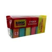 Губки кухонные 5шт БОНУС 3933 0110, 0170