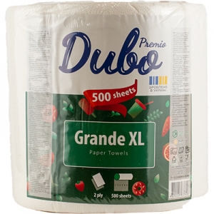 Рушники паперові 2 шарові 500відр. Диво Premio Grande XL 7603
