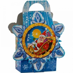 Подарочная коробка "Снежинка" 250 г.