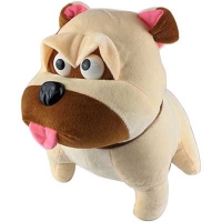 Игрушка мягкая Собака Мопс 27см