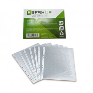 Файл А4+ 40мкм 100шт глянцевый Fresh Up FR-20-40