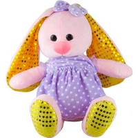 Игрушка мягкая Зая в платье 30см