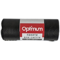 Пакети для сміття 35л*30шт 45*54см чорні OPTIMUM (70шт/ящ) 4175 7802